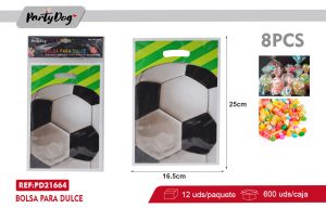 BOLSA PARA DULCE 16.5*25CM 8PCS