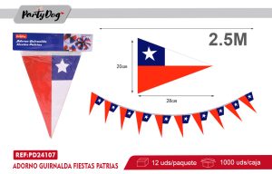 Adorno Guirnalda Fiestas Patrias 2.5m