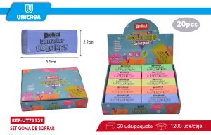 CAJA DE GOMA DE BORRAR 20UNI