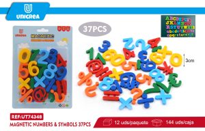 MAGNETIC NUMBERS & SYMBOLS 37PCS