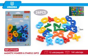MAGNETIC NUMBERS & SYMBOLS 26PCS