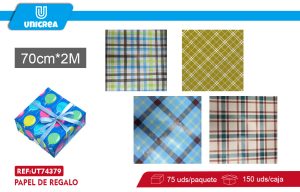 CAJA De Papel De Regalo 70X200CM 75 Rollos