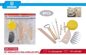 Set herramientas para Modelado 8PCS