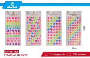 PACK 12 DE Pegatinas Adhesivos