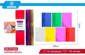CAJA PAPEL Metalica 70X200CM 40 ROLLOS