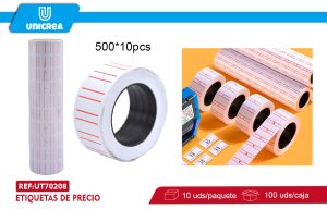ETIQUETAS DE PRECIO 500X10PCS
