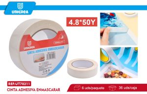 CINTA ADHESIVA ENMASCARAR 4.8CMX50Y
