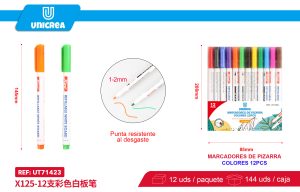 marcadores de pizarra colores 12PCS