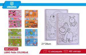 Pack de 12 LIBRO PARA COLOREAR