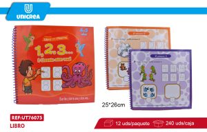 Pack de 12 Libro de caligrafía borrable