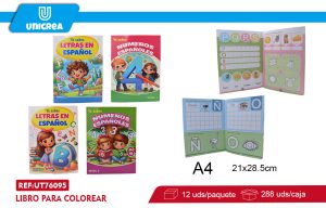 Pack de 12 Libro de caligrafía y trazos para niños