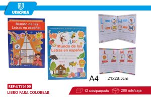 Pack de 12 Cuaderno de caligrafía y vocabulario ABC A4 32HOJAS