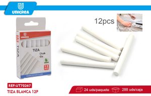 TIZA BLANCA 12PCS