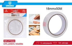 CINTA ADHESIVA 1.8CMX50M