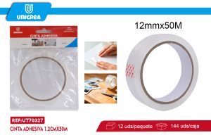 CINTA ADHESIVA 1.2CMX50M