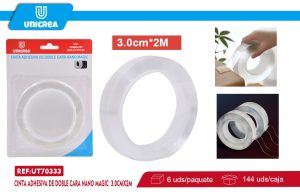 Cinta Adhesiva De Doble Cara Nano Magic 2MM 3.0CMX2M