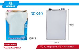 SET PIZARRA MAGNETICA 30X40CM