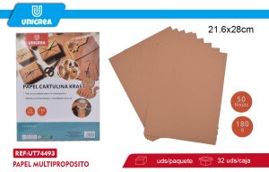PAPEL MULTIPROPOSITO PAPEL KRAFT 150PCS CARTA