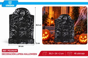 Lápida Decoración Halloween 36.5X24CM