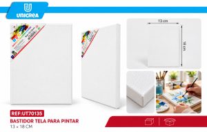 BASTIDOR ALGODON PARA PINTAR 280G 13*18CM