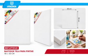 BASTIDOR ALGODON PARA PINTAR 280G 40*50CM
