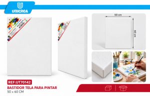 BASTIDOR ALGODON PARA PINTAR 50*60CM