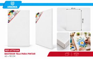 BASTIDOR ALGODON PARA PINTAR 60*90CM