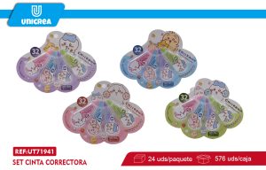 SET CINTA CORRECTORA Retráctil 4PCS