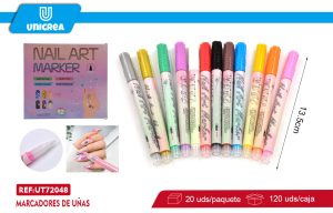 Marcadores De Uñas 12 Colores