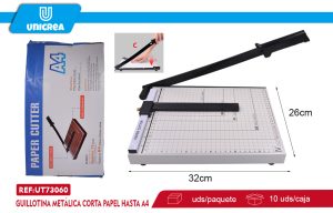 Guillotina Metálica Corta Papel Hasta A4