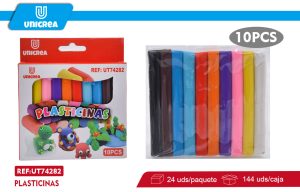 PLASTICINAS COLORES 10PCS