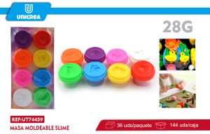 Masas Moldeables 8 COLORES 28G