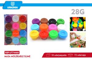 Masas Moldeables 12 COLORES 28G