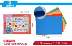 PACK 12 DE ESTUCHE CARTON MICROCORRUGADO 25X34CM 6PCS