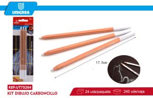 Kit Dibujo Carboncillo 3PCS